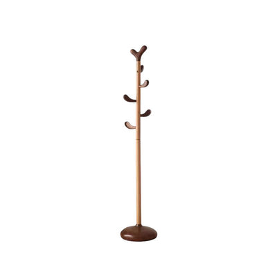 Modern Minimalist Tree Bud Heart Design Solid Wood Hall Tree For Entryway & Hallway