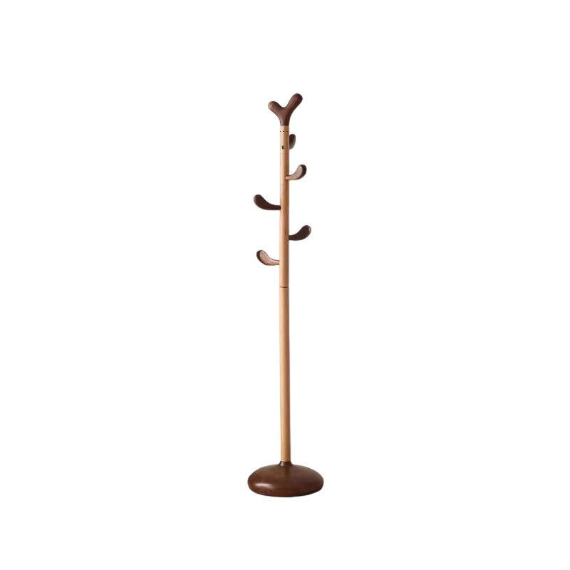 Modern Minimalist Tree Bud Heart Design Solid Wood Hall Tree For Entryway & Hallway