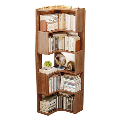 Modern Minimalist Rectangular MDF Bookshelves 6-Tier For Living Room