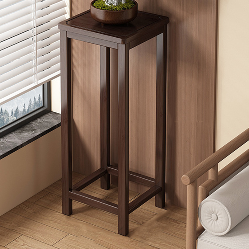 Traditioneller chinesischer quadratischer Nan-Bambus-Konsolentisch 1/2-stufig für das Wohnzimmer 
