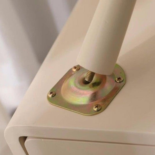 Contemporary Scandinavian Square MDF Rattan Weaving Pinewood Particleboard End Table 1-Cabinet For Living Room & Bedroom