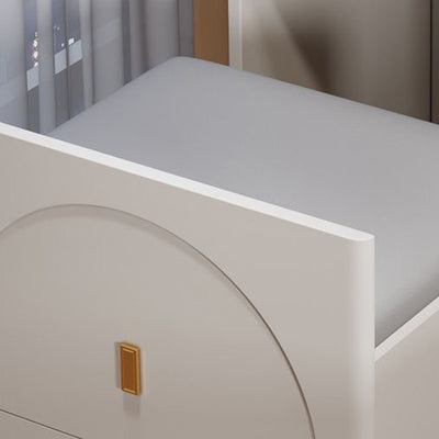 Modern Minimalist Rectangular MDF Tempered Glass Faux Leather Makeup Vanity & Vanity Stool Set With Mirror 3-Drawer For Bedroom