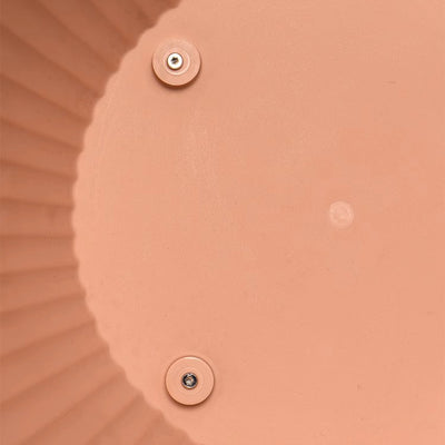 Modern Minimalist Round Mushroom-Shaped PP Coffee Table 1-Tier For Living Room