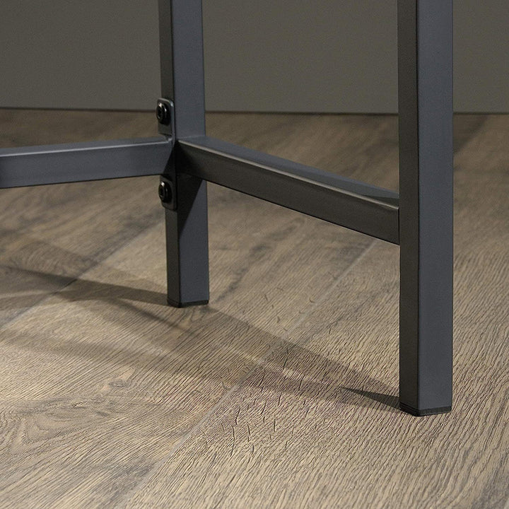 Modern Minimalist Rectangular Carbon Steel MDF Console Table 1-Tier For Living Room