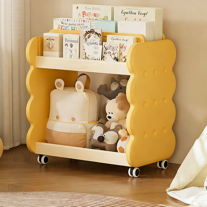Étagère à livres à 2 niveaux pour chambre d&