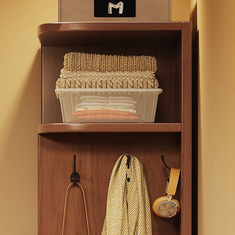 Étagère d’angle rectangulaire en bois d’hévéa, minimaliste et moderne, avec rangement à 7 niveaux pour chambre et salon 
