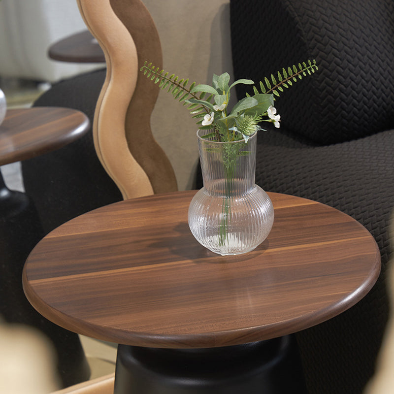 Modern Minimalist MDF &amp; Iron Round Nesting Coffee Table Set For Living Room
