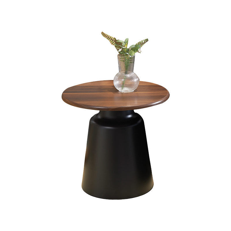 Modern Minimalist MDF &amp; Iron Round Nesting Coffee Table Set For Living Room