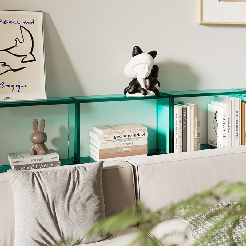 Modern Minimalist Acrylic Rectangular Display Rack With 3-Tier Design For Living Room