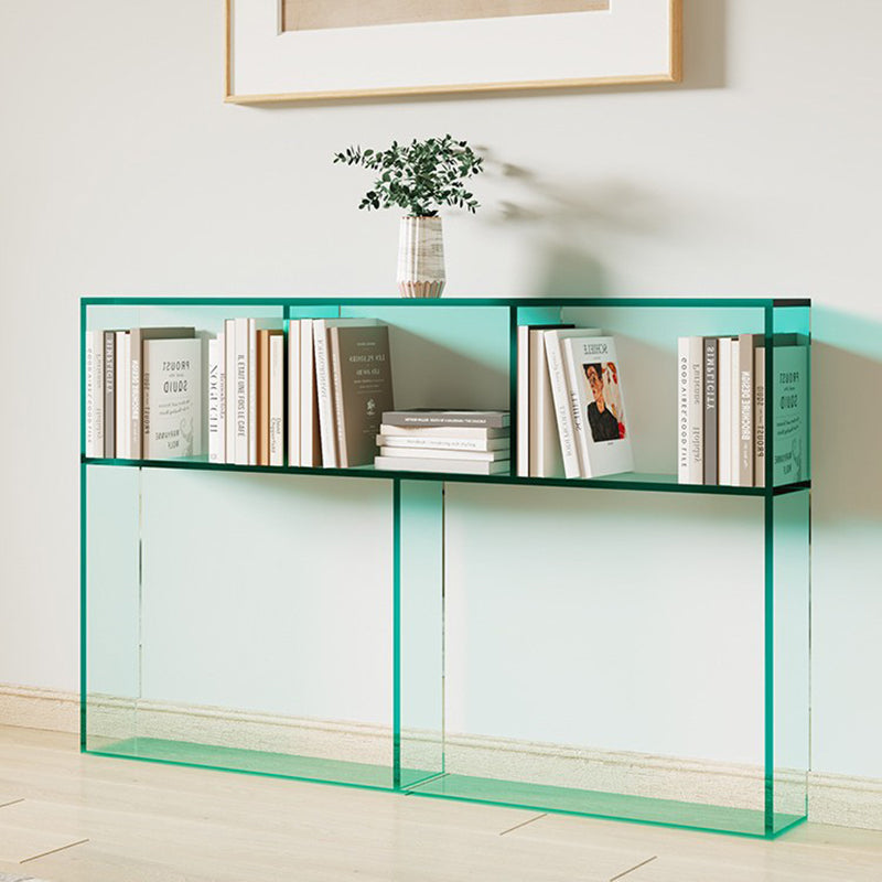 Modern Minimalist Acrylic Rectangular Display Rack With 3-Tier Design For Living Room