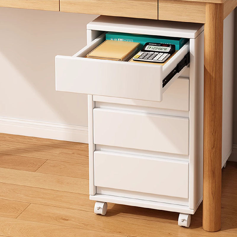 Cabinet de rangement rectangulaire à roulettes en MDF au style minimaliste moderne avec 4 à 5 tiroirs pour chambre et bureau 