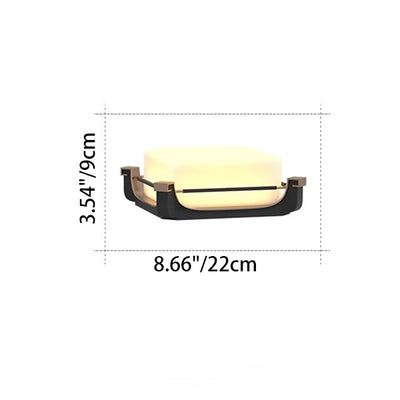 Lumière extérieure LED solaire en acier inoxydable étanche minimaliste moderne pour jardin 