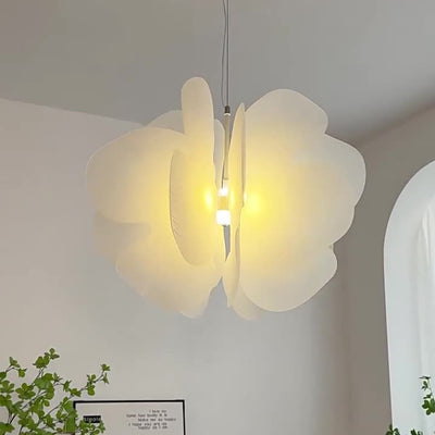 Suspension moderne nordique en fer et acrylique avec un papillon à 1 lumière pour salon 