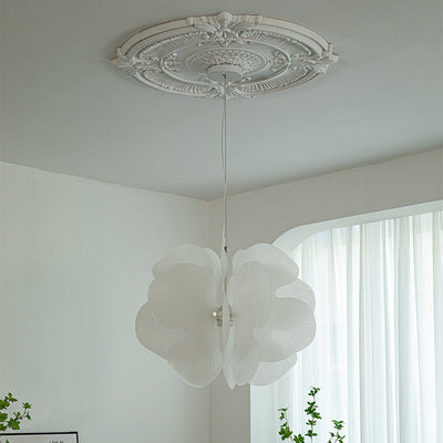 Suspension moderne nordique en fer et acrylique avec un papillon à 1 lumière pour salon 