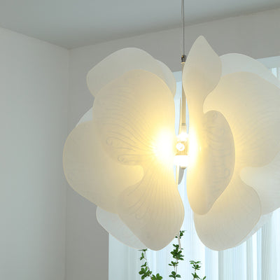 Suspension moderne nordique en fer et acrylique avec un papillon à 1 lumière pour salon 