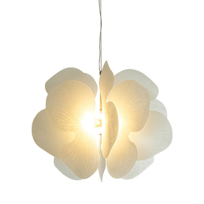 Suspension moderne nordique en fer et acrylique avec un papillon à 1 lumière pour salon 