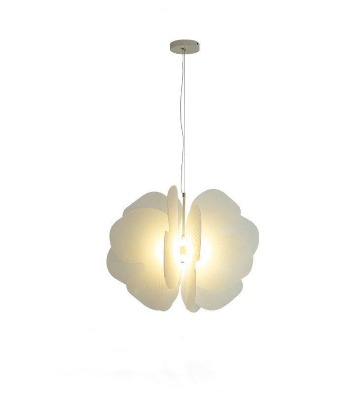 Suspension moderne nordique en fer et acrylique avec un papillon à 1 lumière pour salon 