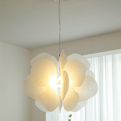 Suspension moderne nordique en fer et acrylique avec un papillon à 1 lumière pour salon 
