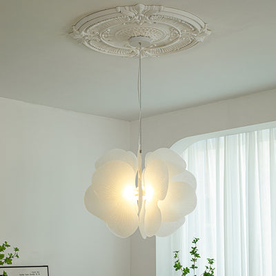Suspension moderne nordique en fer et acrylique avec un papillon à 1 lumière pour salon 