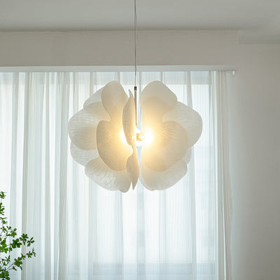 Suspension moderne nordique en fer et acrylique avec un papillon à 1 lumière pour salon 