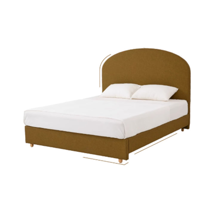 Abnehmbare Bezüge Buchenholz Bettgestell - Retro Anpassbar &amp; Umweltfreundliches Bett 