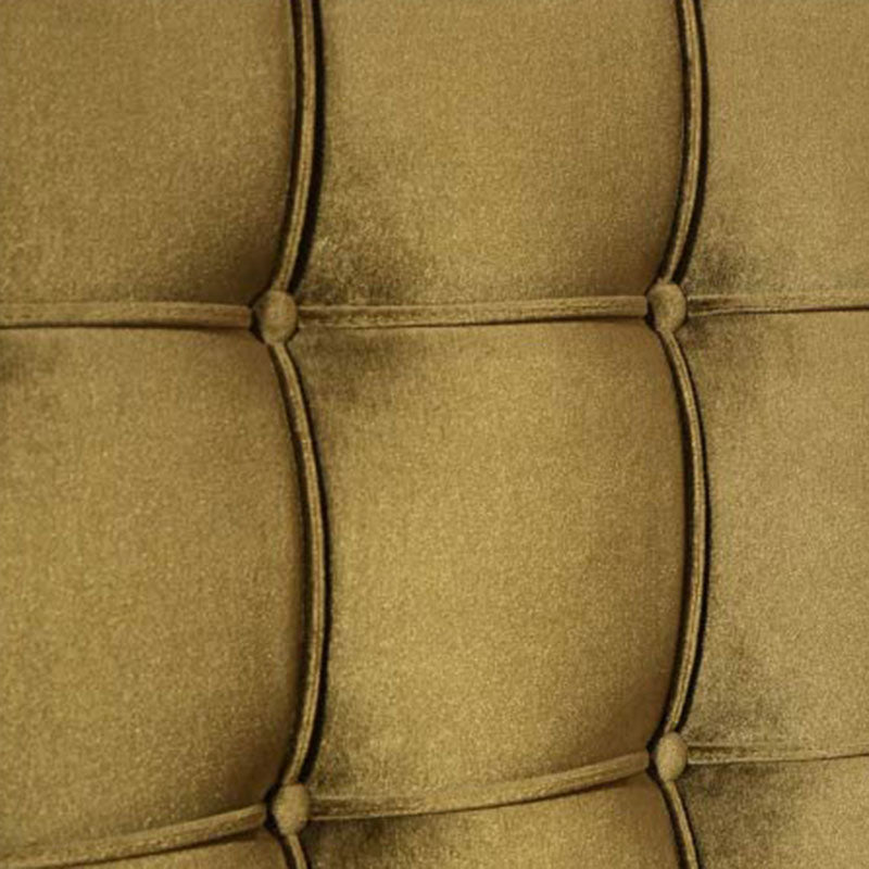 Velvet Sustainable Solid Wood Bed Frame - Vintage Cottage Olive Green Tufted Design