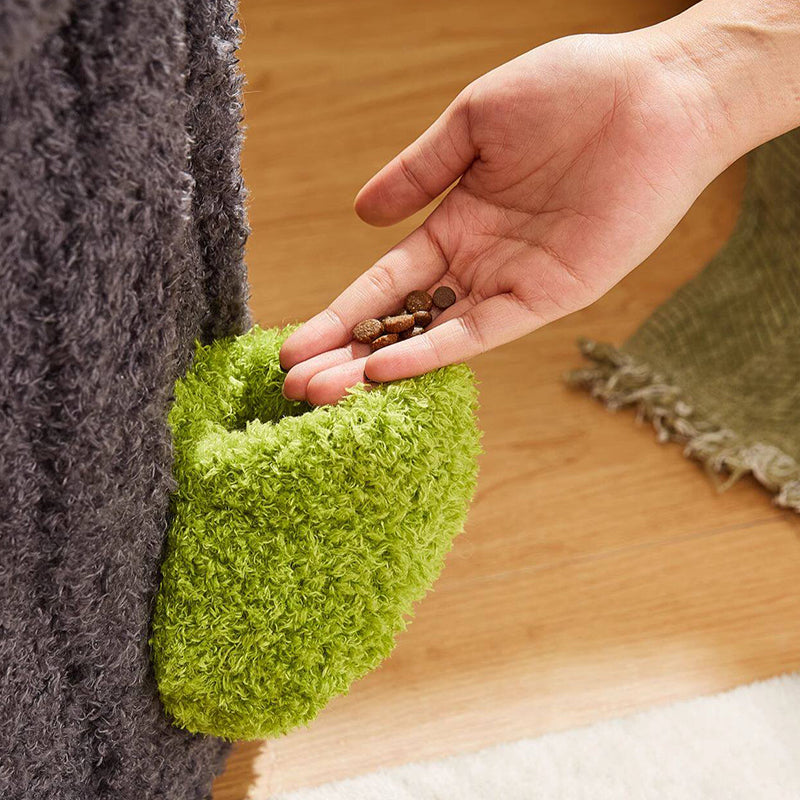 Contemporary Creative Round Medium-Density Fiberboard Velvet Fabric Sisal 1/2-Condo 1-Perch Cat Tree For Bedroom