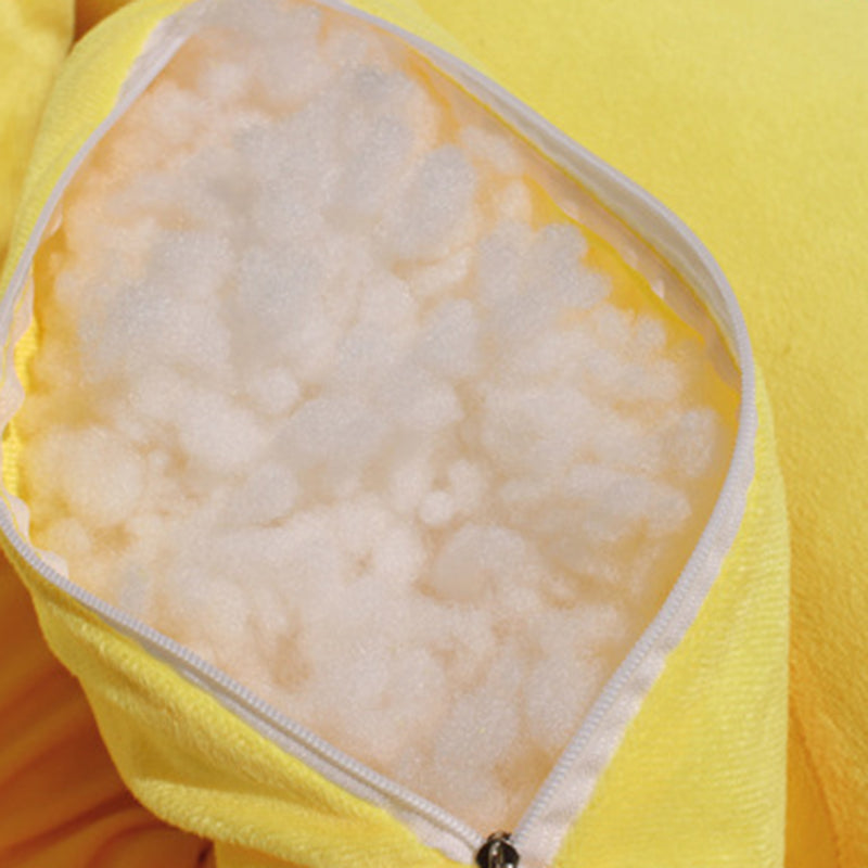 Contemporary Creative Banana/Carrot-Shaped Fabric Cotton Cat Bed With Small Pillow For Bedroom