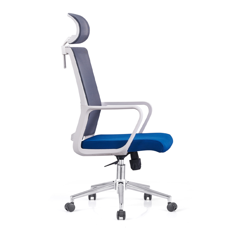 Modern Ergonomic High Back Breathable Mesh Office Chair - Rectangular Adjustable Headrest Comfort Stability Desk Chair For Home Office