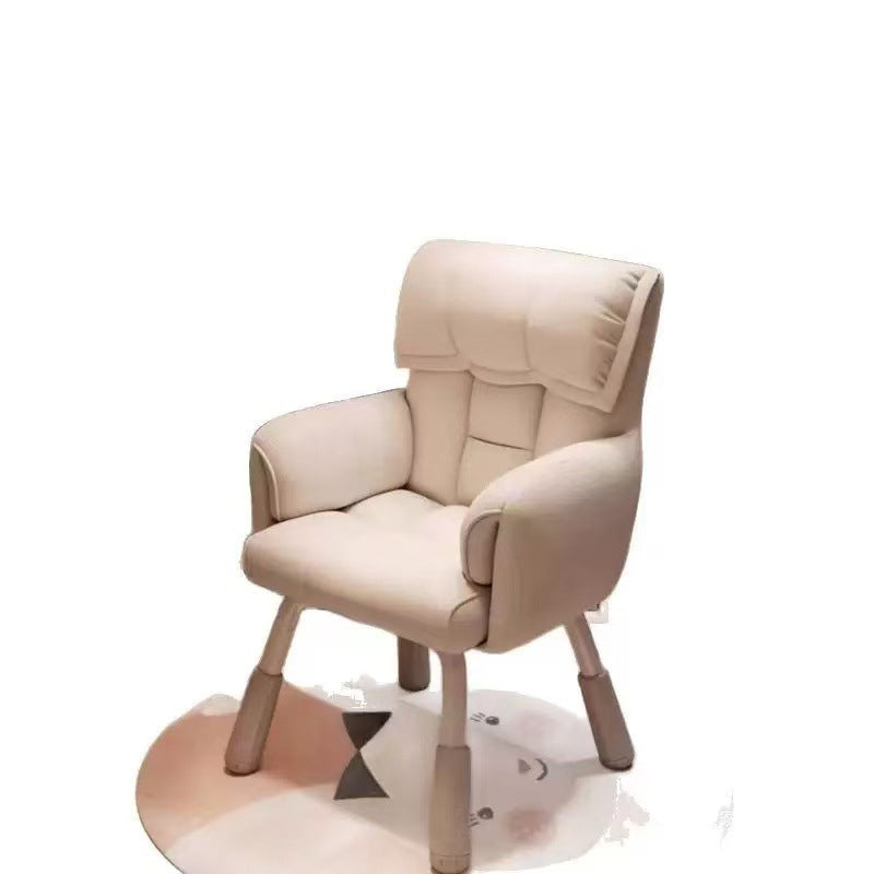 Moderner minimalistischer rechteckiger Schminkhocker aus synthetischem Stoff, Samt und Nylon mit Armlehnen und Rückenlehne für das Schlafzimmer 
