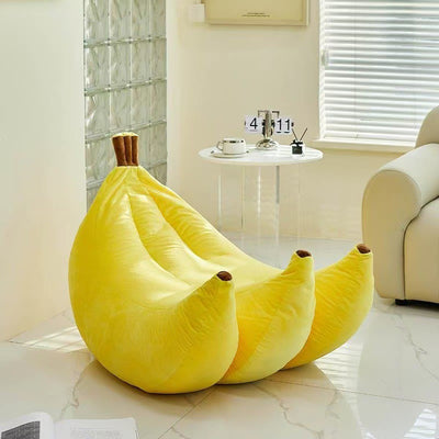 Contemporary Creative Velvet EPP Banana-Shaped Accent Chair Backrest For Living Room