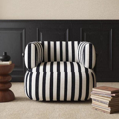 Modern Minimalist Velvet Carbon Steel Rectangular Accent Chair Backrest Armrest For Living Room