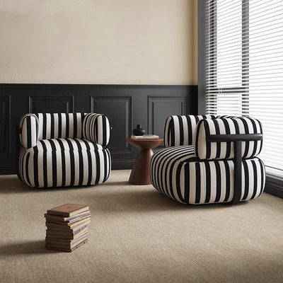 Modern Minimalist Velvet Carbon Steel Rectangular Accent Chair Backrest Armrest For Living Room