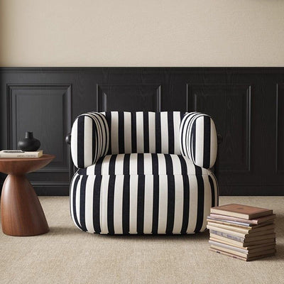 Modern Minimalist Velvet Carbon Steel Rectangular Accent Chair Backrest Armrest For Living Room