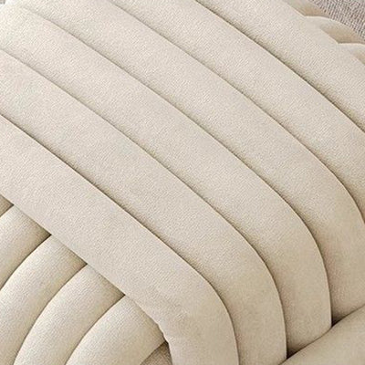 Contemporary Creative Rectangular Velvet Solid Wood Vanity Stool Backless Armless For Bedroom