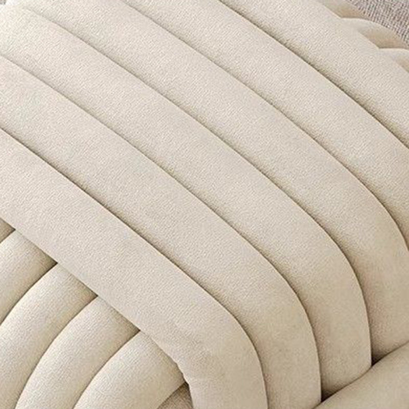 Contemporary Creative Rectangular Velvet Solid Wood Vanity Stool Backless Armless For Bedroom