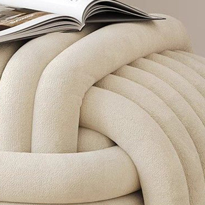 Contemporary Creative Rectangular Velvet Solid Wood Vanity Stool Backless Armless For Bedroom