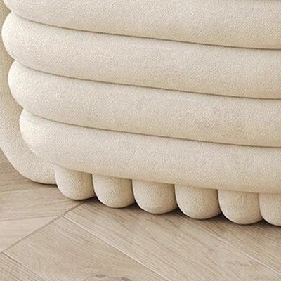 Contemporary Creative Rectangular Velvet Solid Wood Vanity Stool Backless Armless For Bedroom