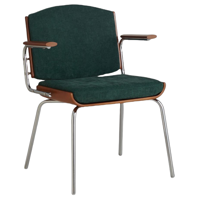 Moderner minimalistischer rechteckiger Stoff Massivholz Mehrschichtplatte Massivholz Eisen Edelstahl Esszimmerstuhl Rückenlehne Armlehne für Esszimmer 