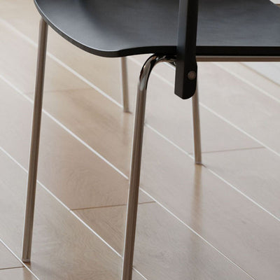 Modern Minimalist Rectangular Fabric Solid Wood Multi-Layer Plate Iron Dining Chair Backrest Armrest For Dining Room