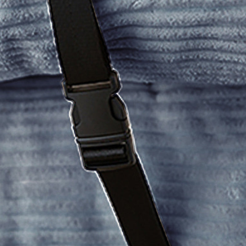 Modern Minimalist Corduroy Sponge Rectangular Folding Accent Chair Backrest For Living Room