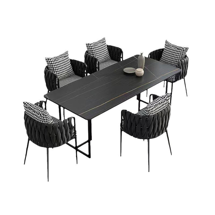Taburete de tocador rectangular minimalista moderno de terciopelo con respaldo y reposabrazos para dormitorio 