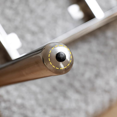 Modern Minimalist Curved Velvet Carbon Steel Vanity Stool Backrest Armless For Bedroom