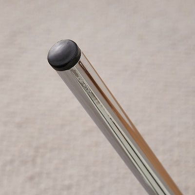 Modern Minimalist Rectangular PP Carbon Steel Dining Chair Backrest Armless For Dining Room & Kitchen