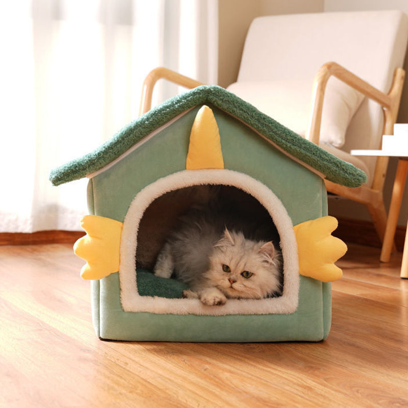 Lit pour chat en polaire arctique en forme de dinosaure, contemporain et créatif, pour chambre à coucher 