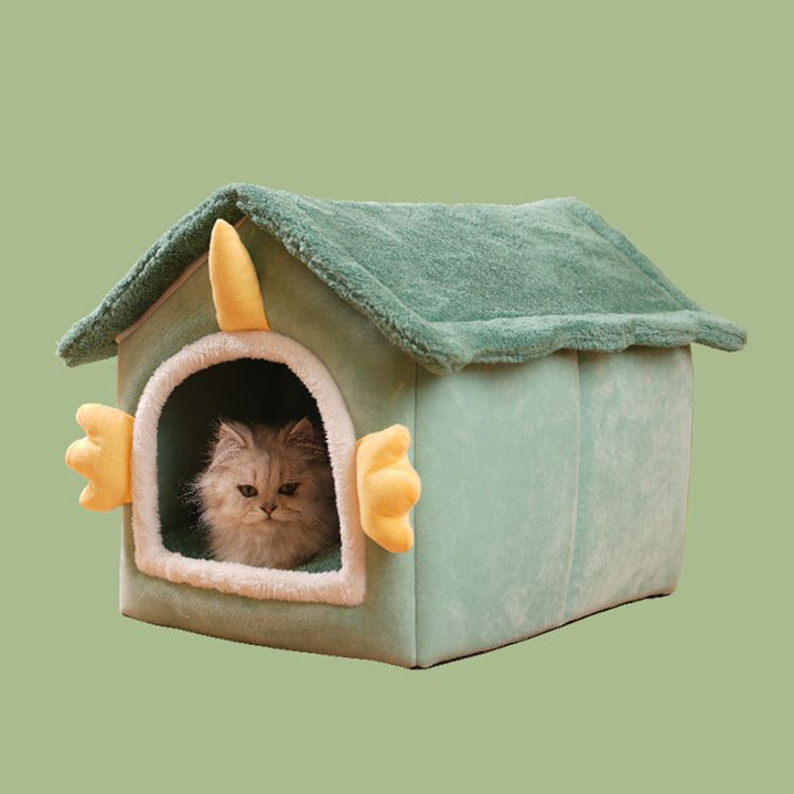 Lit pour chat en polaire arctique en forme de dinosaure, contemporain et créatif, pour chambre à coucher 