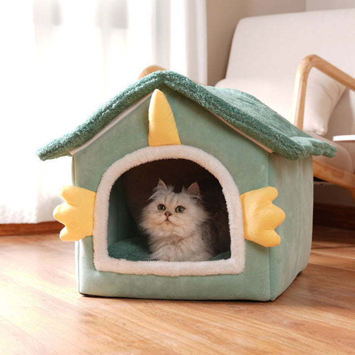 Lit pour chat en polaire arctique en forme de dinosaure, contemporain et créatif, pour chambre à coucher 