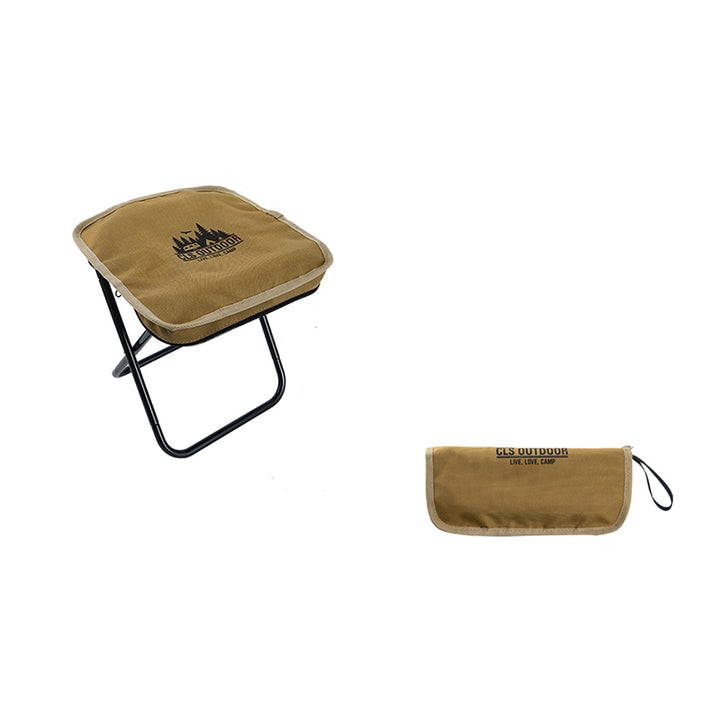 Tabouret pliant rectangulaire moderne minimaliste en aluminium Oxford pour l&