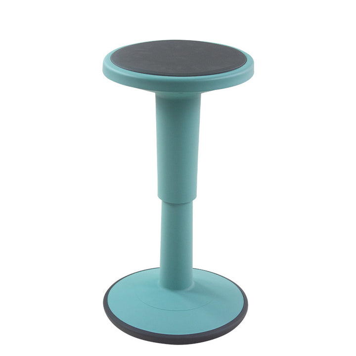 Tabouret de bar pivotant moderne minimaliste cylindrique en cuir PU, nylon et fibre de verre, sans dossier ni accoudoirs, pour salle à manger et cuisine 