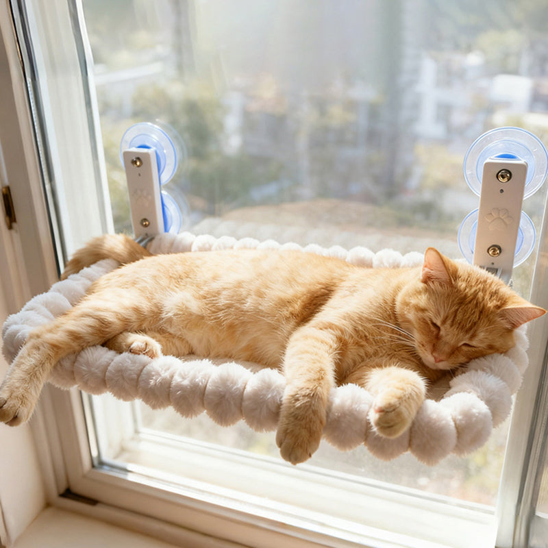 Modern Minimalist Square Oval Nylon Fiber Steel Velvet Pet Bed Cat Bed Hammock for Bedroom